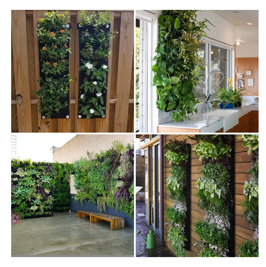 Vertical Hanging Pots