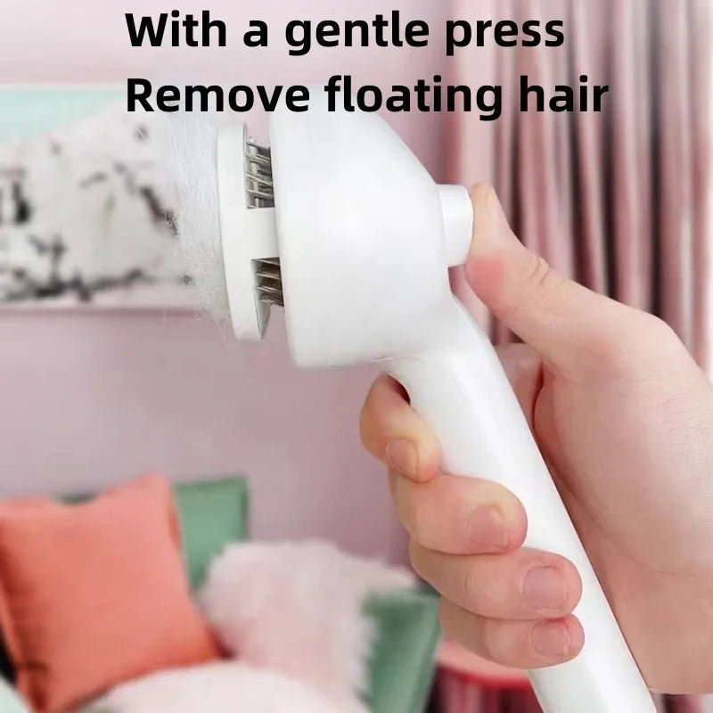 Pet Spray Grooming Comb – De-Shedding & Styling Tool for Dogs & Cats
