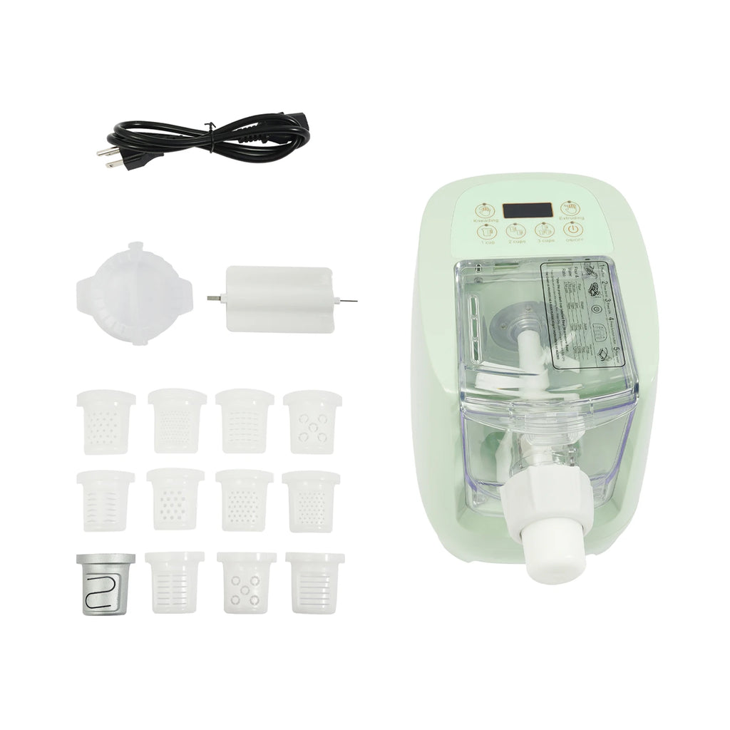 Electric Pasta Maker – Automatic Noodle Machine with 13 Discs for Spaghetti & Fettuccine