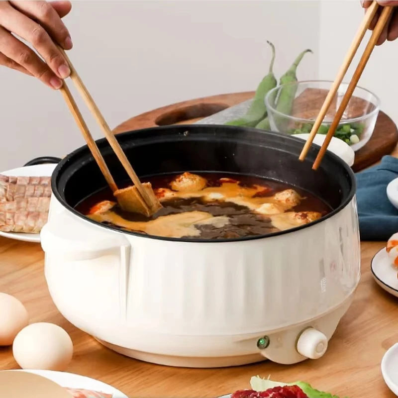 Compact Multi-Cooker – 220V Non-Stick Electric Pot for 1–2 Person Meals