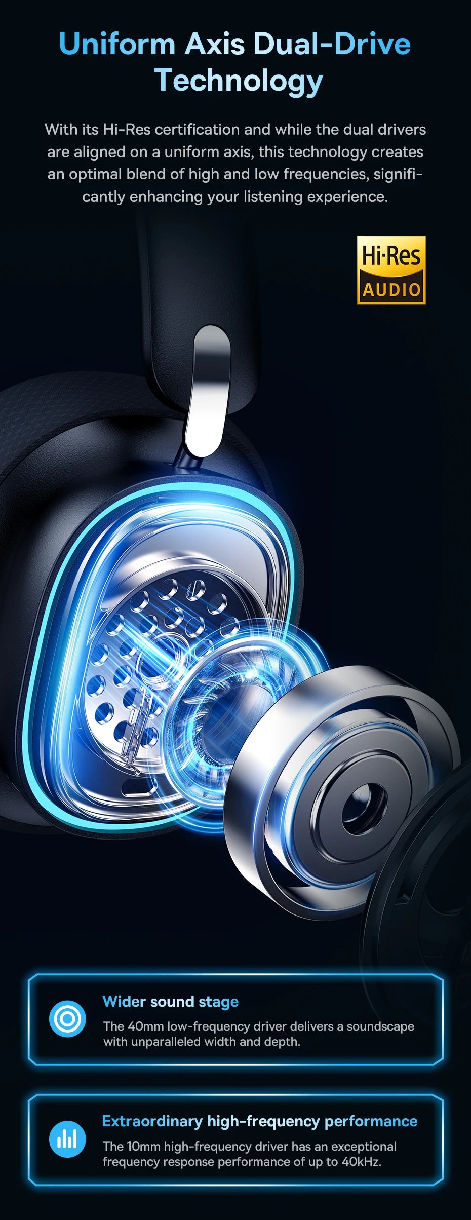 Baseus GH02 Wireless Gaming Headphones – Bluetooth 5.3 & RGB Lighting