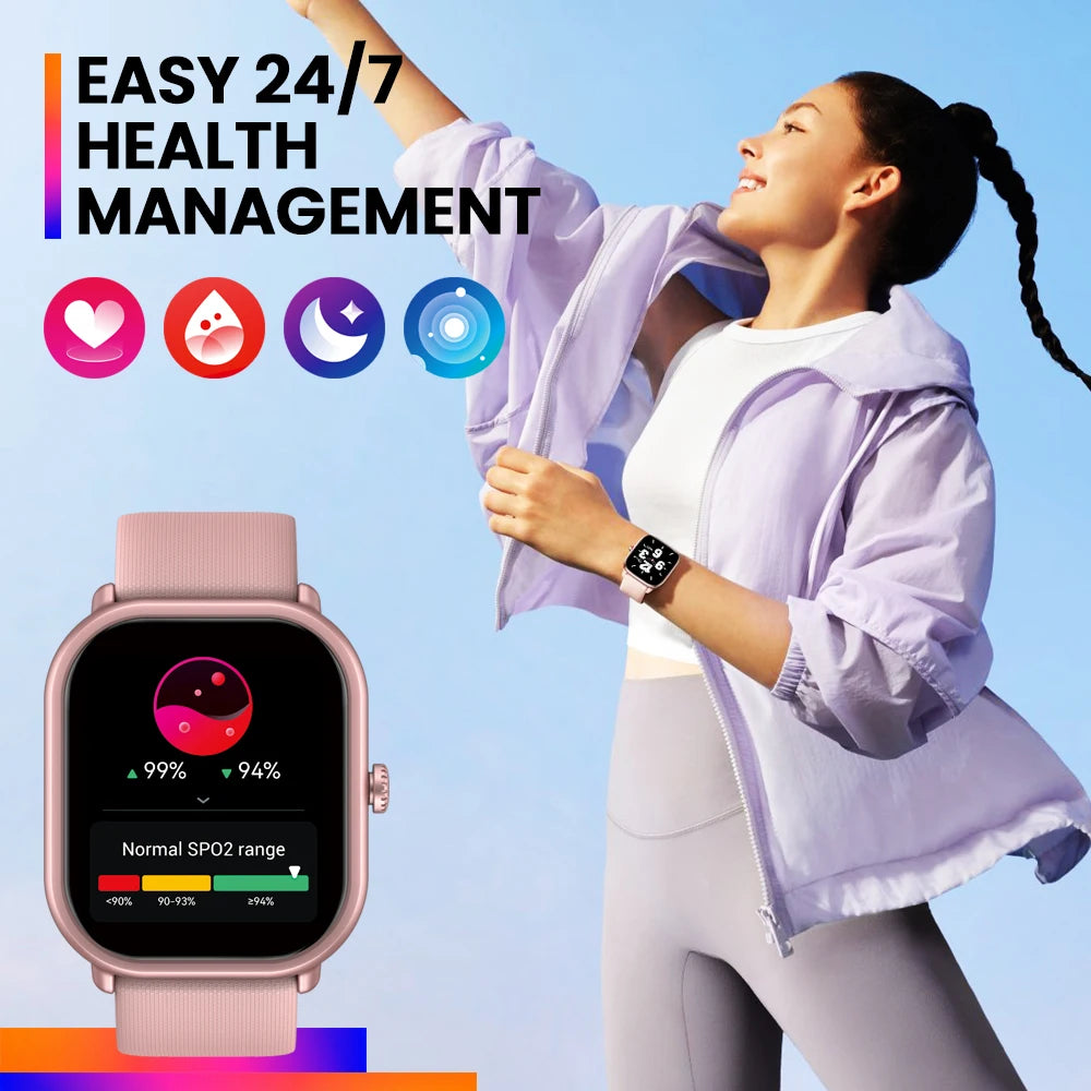 Zeblaze GTS 3 Pro – Smartwatch with AMOLED Screen & Health Monitor
