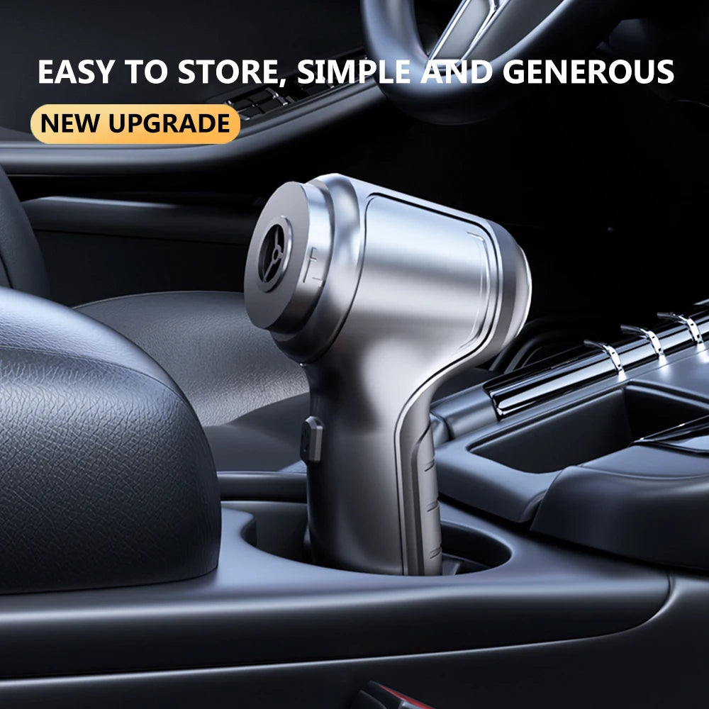 Portable Wireless Car Vacuum – 4-in-1 Handheld Cleaner for Home & Auto