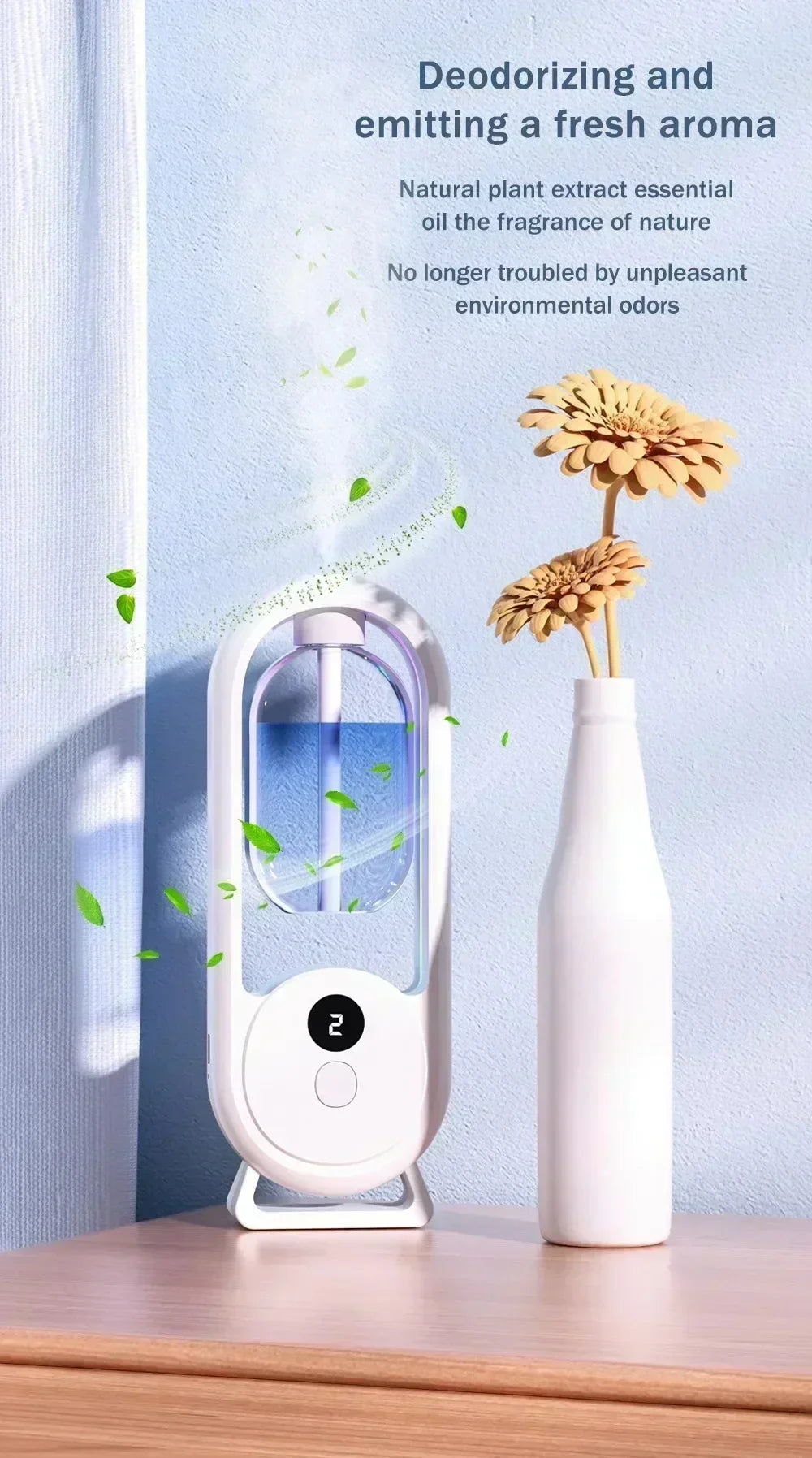 Automatic Aroma Diffuser – Perfume & Essential Oil Machine for Kitchen & Bathroom