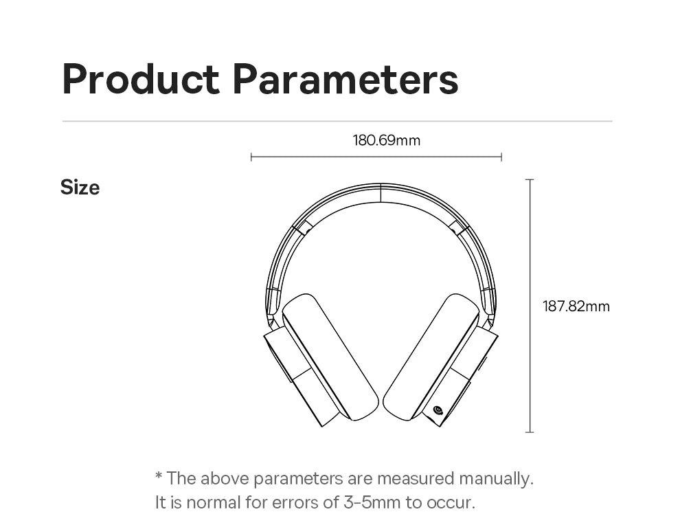 Baseus GH02 Wireless Gaming Headphones – Bluetooth 5.3 & RGB Lighting