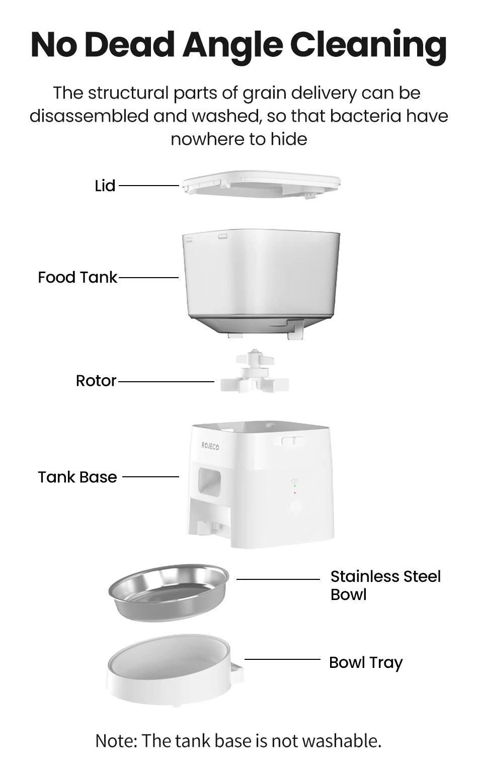 Smart Automatic Pet Feeder – Remote-Controlled Food Dispenser for Cats & Dogs