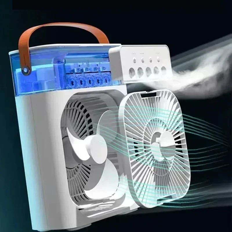 Compact Air Cooler – 3-in-1 Cooling, Humidifying & Night Light