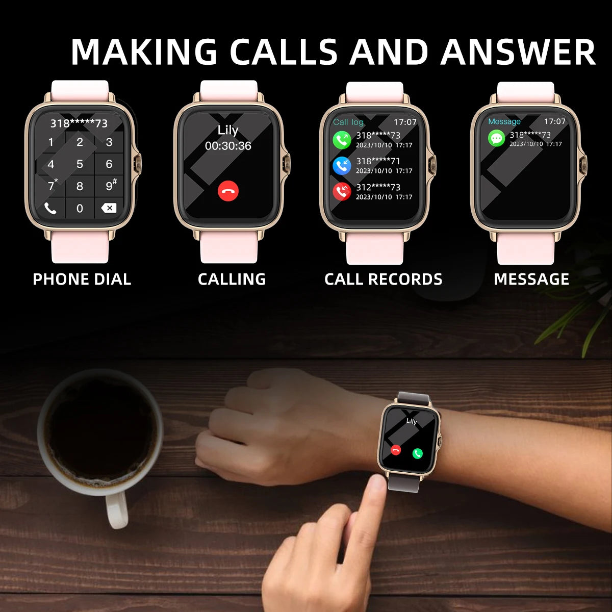 1.83” Waterproof Smartwatch (iOS & Android)