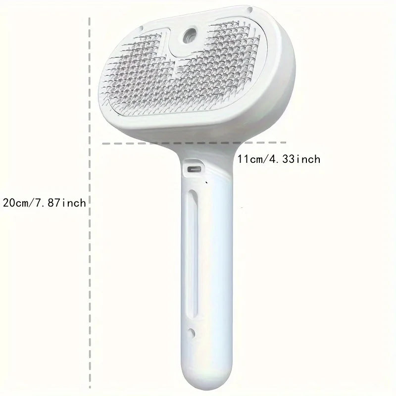 Pet Spray Grooming Comb – De-Shedding & Styling Tool for Dogs & Cats