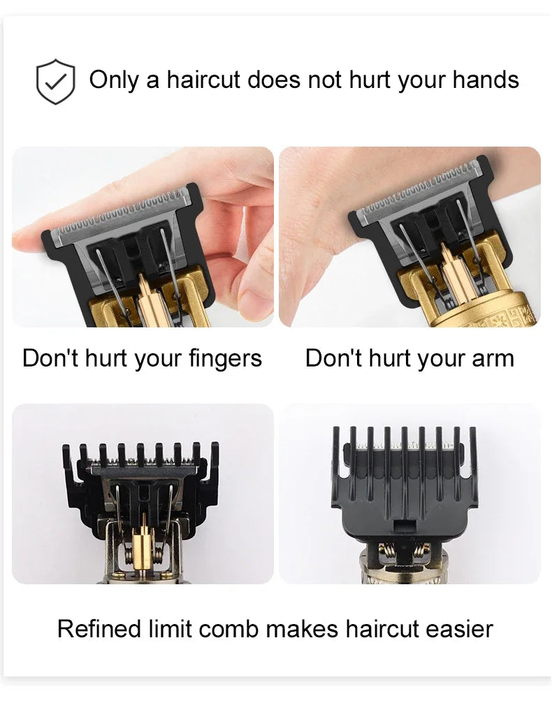 T9 Vintage Hair Trimmer – Cordless Rechargeable