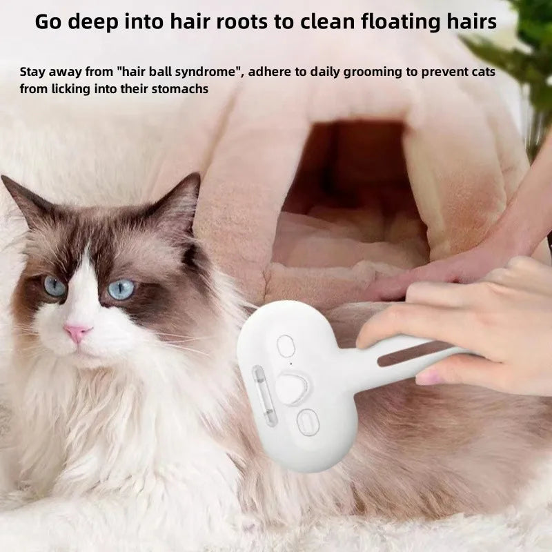 Pet Spray Grooming Comb – De-Shedding & Styling Tool for Dogs & Cats