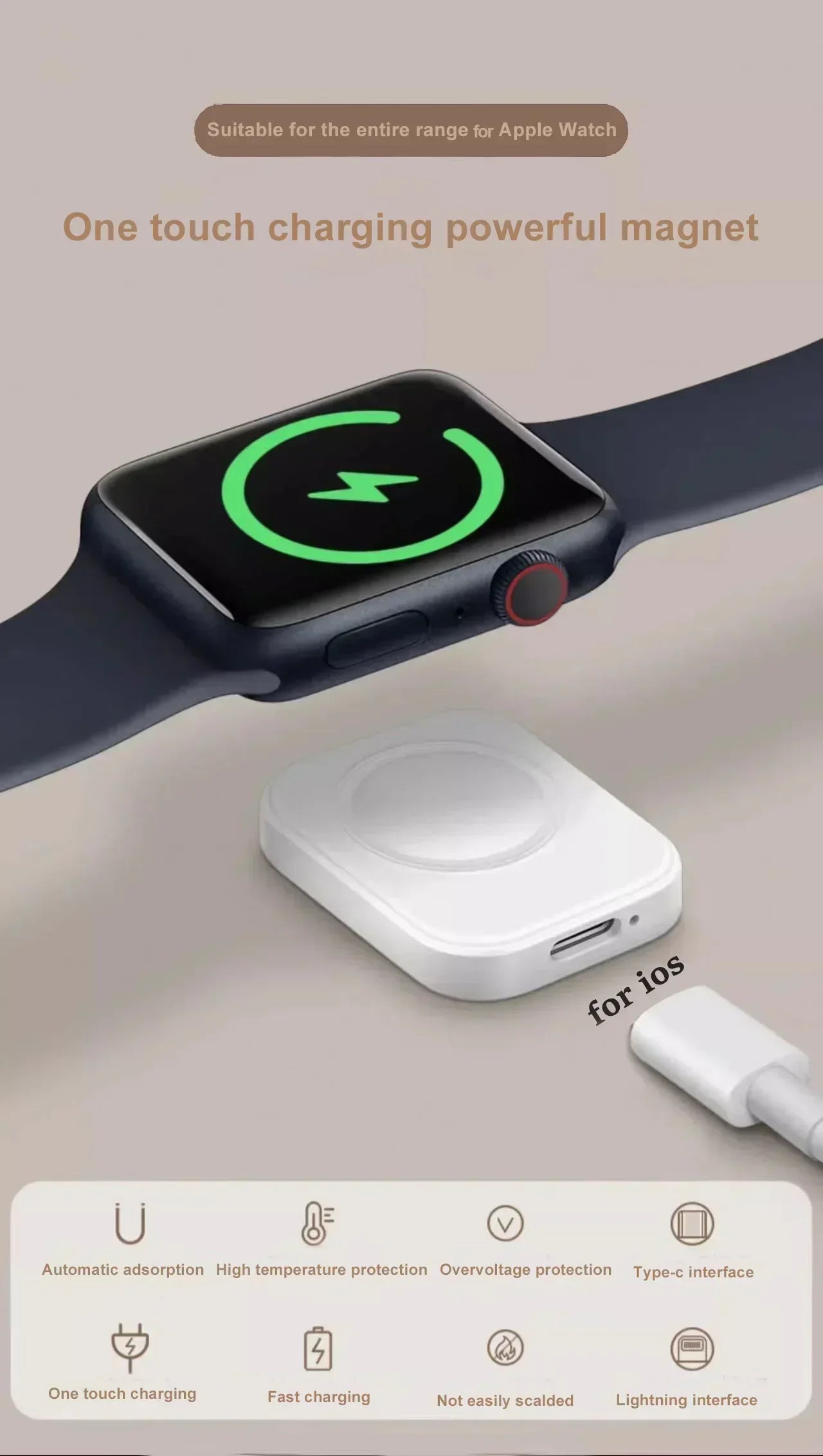 Magnetic Charger for Smartwatch