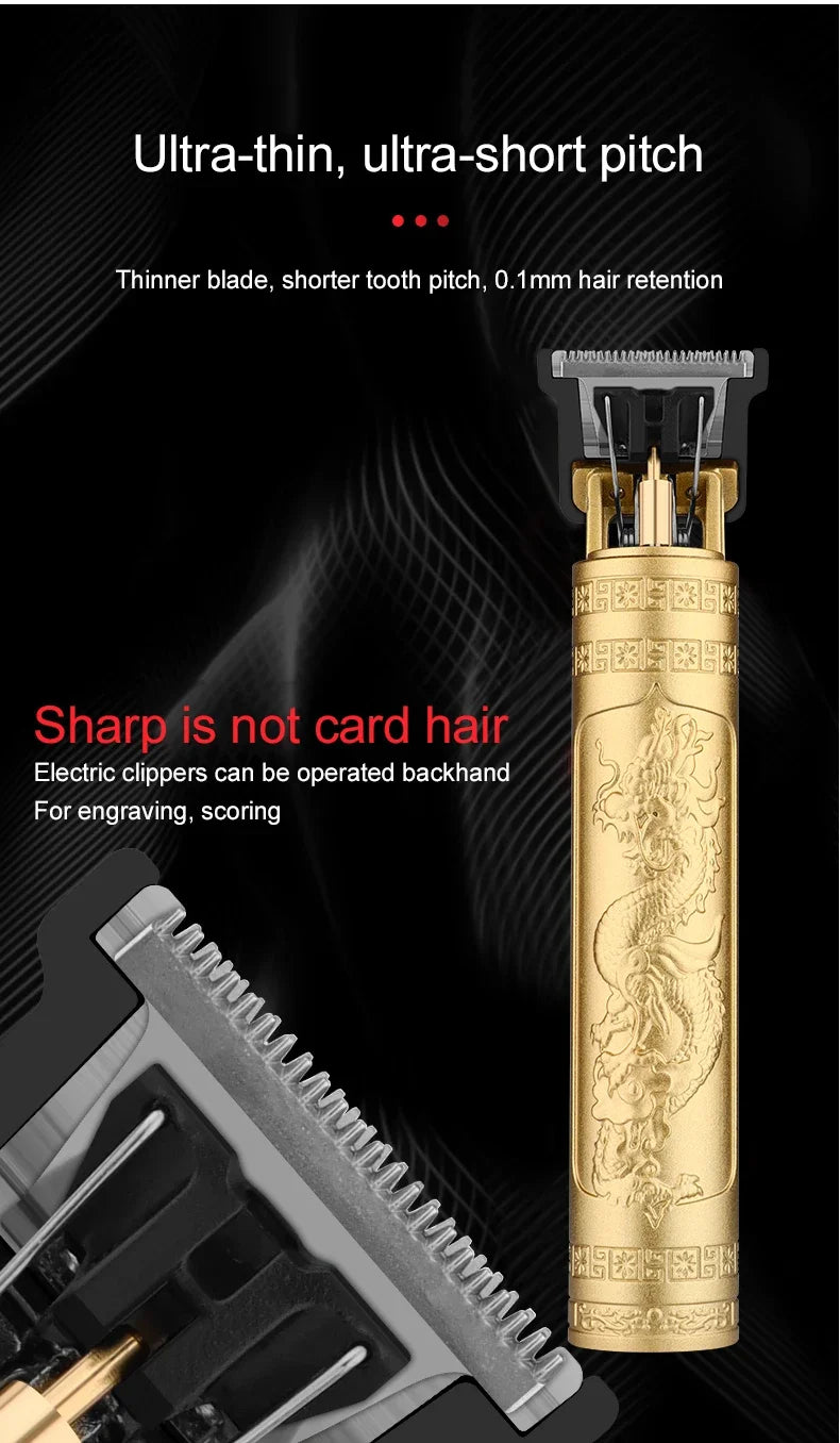 T9 Vintage Hair Trimmer – Cordless Rechargeable
