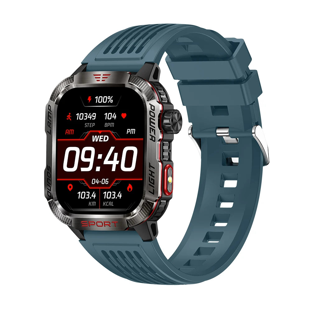 Men’s Pro Smartwatch – Waterproof Design with Fitness & Call Features