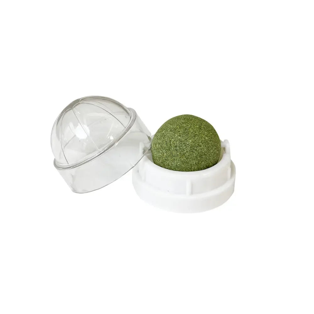 Cat Grass Catnip Ball – Stick-On Toy that Promotes Digestion & Fun