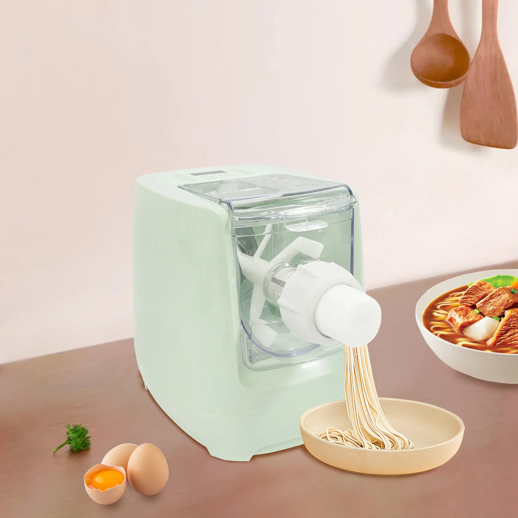 Electric Pasta Maker – Automatic Noodle Machine with 13 Discs for Spaghetti & Fettuccine