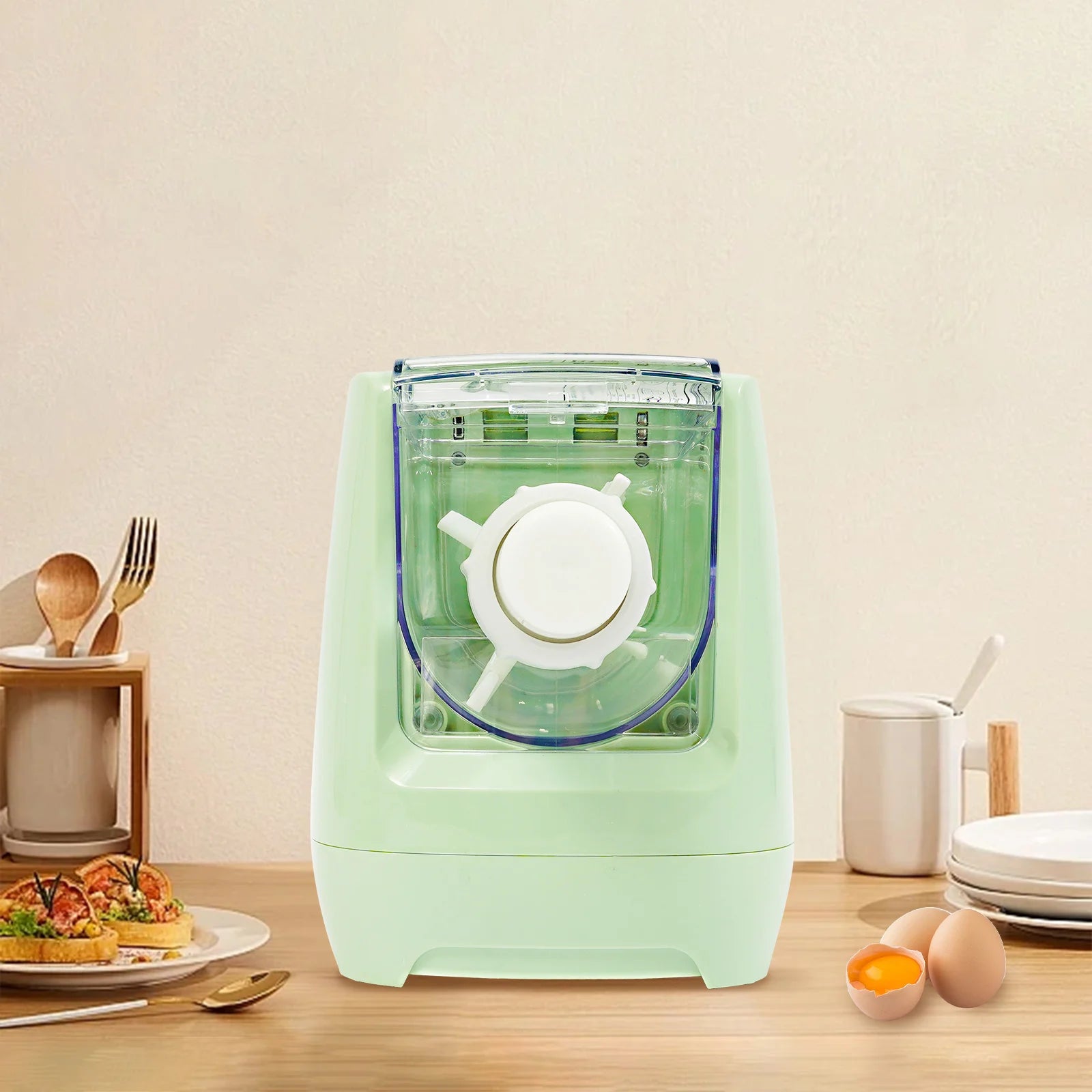 Electric Pasta Maker – Automatic Noodle Machine with 13 Discs for Spaghetti & Fettuccine