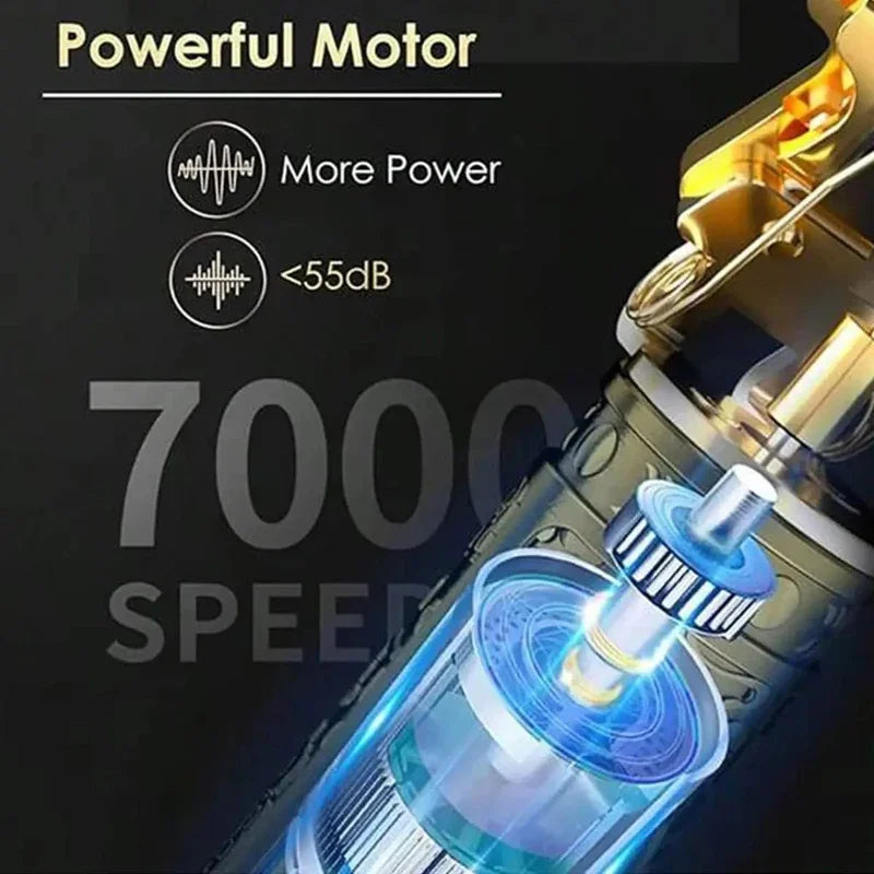 Electric Shaver Barber Vintage Hair Clipper Cordless Trimmer portable USB Fast Charging Hair Cutting Machine Professional Barber