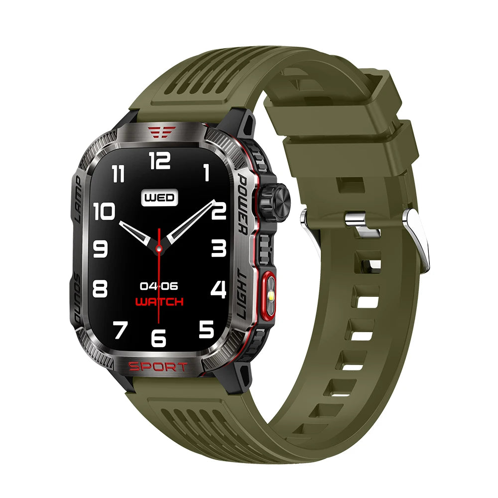 Men’s Pro Smartwatch – Waterproof Design with Fitness & Call Features