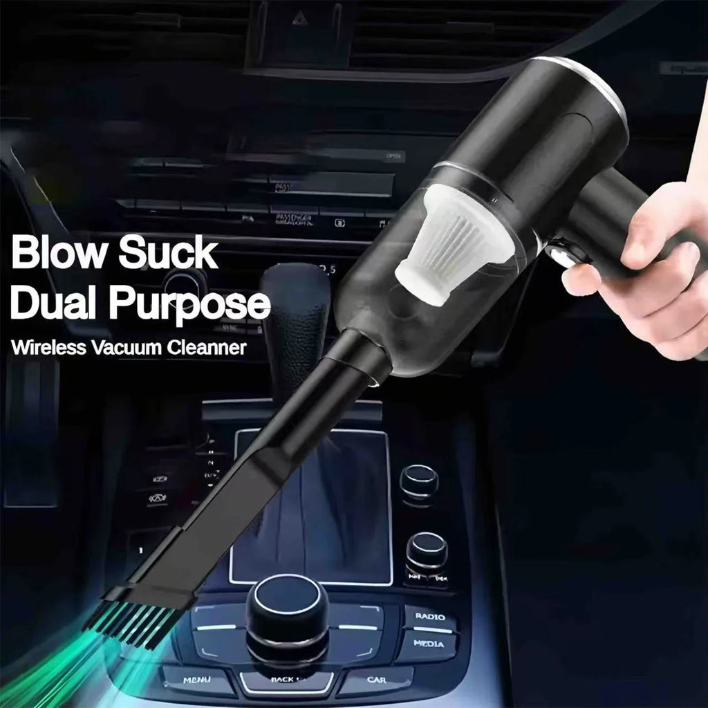 Handheld Car Vacuum Cleaner – Wireless, Dry & Wet Use